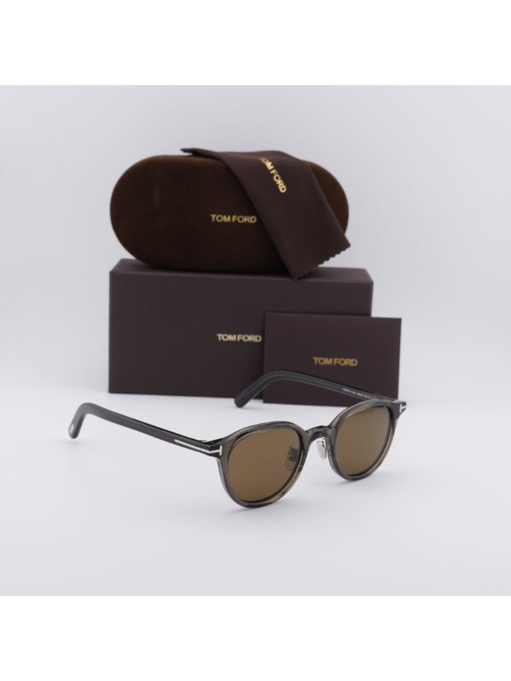 Tom Ford FT0977-D 20J Square Sunglasses - Grey / Roviex